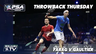 Squash: #ThrowbackThursday - Farag v Gaultier - El Gouna 2018 Semi Final - Extended Highlights