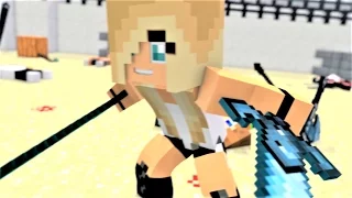 Minecraft Song "Tough Girls" Psycho Girl 5 - Psycho Girl VS Herobrine Minecraft Song