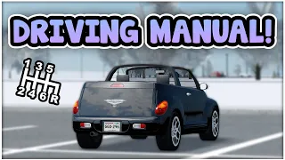 *UPDATED* How to Drive Manual! | Roblox Greenville