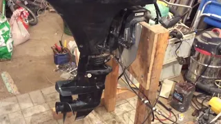 Гидроподъем лодочного мотора доработанная версия с установочным кронштейном