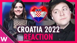 Mia Dimšic "Guilty Pleasure" Reaction | Croatia Eurovision 2022