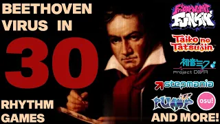 Beethoven Virus in 30 Rhythm Games!