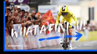Thrilling Finish To The Tour De France Femmes! | Eurosport