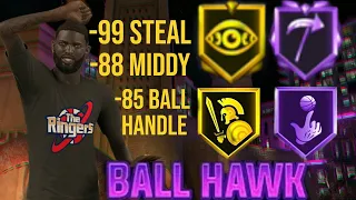 2k24| This Glitchy 6'7 "Ball Hawk" w/99 Steal Is A Demigod| Best Iso "Ball Hawk" Build