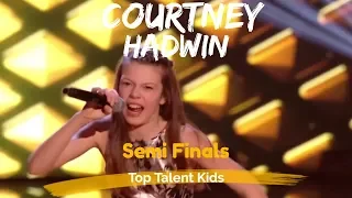 🌟 COURTNEY HADWIN 🌟 "I FEEL GOOD" SEMI FINAL THE VOICE KIDS UK 2017