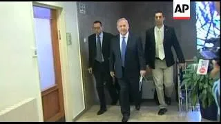 Israeli PM Netanyahu convenes weekly Cabinet meeting