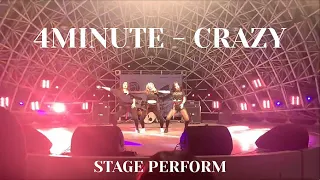 [RED SPARK] 4 MINUTE - CRAZY stage perfomance | РУССКИЕ В КОРЕЕ
