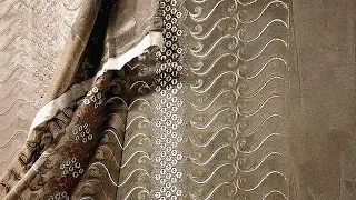 ОБАЛДЕТЬ:0 ВИНТАЖНАЯ Декоративная Штукатурка с Помощью Тюля | Декоративная Штукатурка "Лофт"