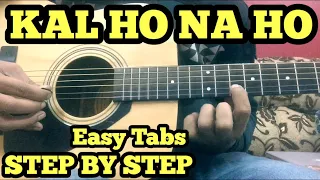 Kal Ho Naa Ho Guitar Tabs/Lead Lesson | Har Ghadi Badal Rahi Hai | Srk | Easy Guitar Songs Tabs