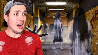 WE FOUND GHOSTS at Haunted School!