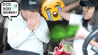 MUSTY PRANK ON BOYFRIEND TO SEE HIS REACTION (HILARIOUS)