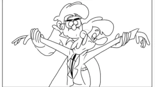 Ford and Fiddleford Fusion Dance (Gravity Falls/Steven Universe)