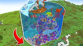 I Transformed the OVERWORLD into an OCEAN in Minecraft Hardcore! (Hindi)