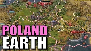 Civ 6: Poland Gameplay [True Start Earth Location Map] Let’s Play Civilization 6 Poland | Part 4