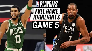 CELTICS vs NETS Full Game 5 Highlights NBA PLAYOFFS | NBA 2K21