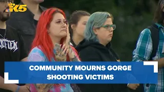 Community mourns Gorge mass shooting victims at Seattle vigil