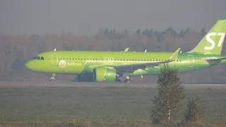 Acoustic concert of aircraft taking off, Domodedovo 08.10.21.