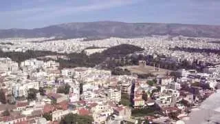 360 View of Athens from the Acropolis!