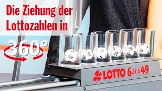 Die Ziehung der Lottozahlen vom 01.05.2019 in 360 Grad