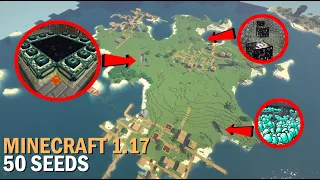 50 Best Seeds in Minecraft 1.17 | New 1.17 Crazy Seeds | Minecraft Most Unbelievable Seeds