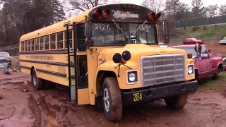 !ANOTHER SCRAPPED SCHOOL BUS! 1985 International