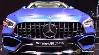 2019 Mercedes AMG GT 63S 4-Door Coupe - Exterior and Interior Walkaround - 2018 Geneva Motor Show