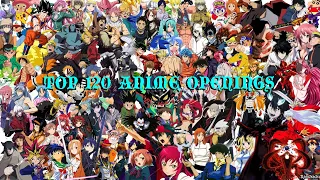 My Top 120 Anime Openings Of All Time