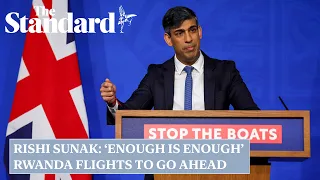 Rishi Sunak: 'Enough is enough' Rwanda flights to go ahead without further delays