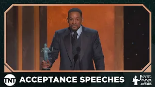 Will Smith: Award Acceptance Speech | 28th Annual SAG Awards | TNT