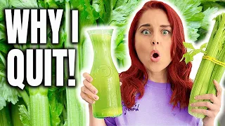 Drinking Celery Juice FOR 30 DAYS (For Fertility)! Here's what happened!!