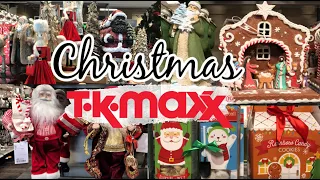 Christmas decorations and home decor in TK Maxx / TJ Maxx Christmas December 2022