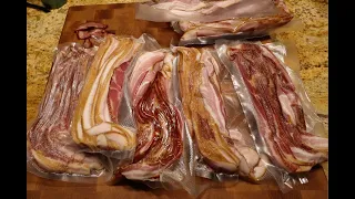 Homemade bacon curing and smoking