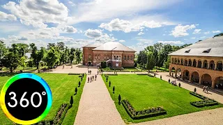 360° VR Amazing Mogosoaia Palace Yard Visit Bucharest Travel Romania 6K 3D Virtual Walk Realty HD 4K