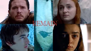 Jon, Sansa, Arya and Bran | Remain