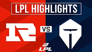 RNG vs TES Highlights ALL GAMES | LPL 2024 Spring | Royal Never Give Up vs TOP ESPORTS