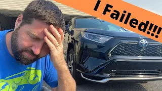 What Happens When I Try To Run My 2021 Toyota RAV4 Prime OUT OF GAS?