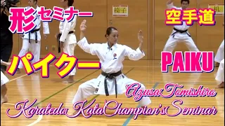パイクーセミナー PAIKU karatedo kata seminar 劉衛流 白虎 空手道形 azusa tomishiro