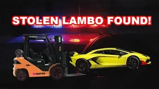 Lamborghini STOLEN!!, FOUND IN AN ABANDONED HOUSE??? *$600,000 Aventador SVJ GOING HOME*