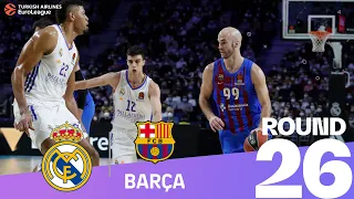 Laprovittola leads Barcelona in Madrid! | Round 26, Highlights | Turkish Airlines EuroLeague