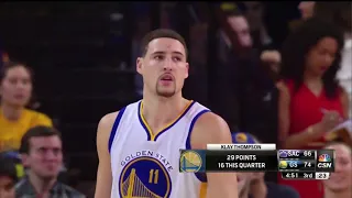 Klay Thompson Record breaking 37 point Quarter!!