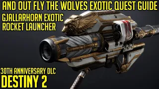 Gjallarhorn Exotic Rocket Launcher Quest Guide - And Out Fly The Wolves  | Destiny 2