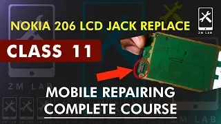 Nokia 206,215,220,5130 LCD Connector(jack) Replace with SMD  (Hot Air Gun)| Easy way | In Urdu/Hindi