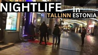 A Nightlife In Tallinn, Estonia