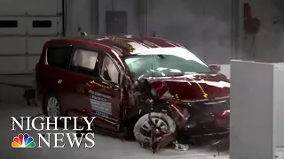 New Crash Safety Test Raises Concerns About Toyota Sienna | NBC Nightly News