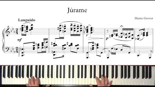 Júrame by Maria Grever (Acompañamiento de Piano / Piano accompaniment) Partitura / Sheet Music