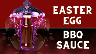 We made chocolate BBQ sauce from Easter eggs 🥚