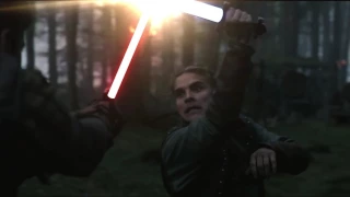 Vikings  Ivar vs Brothers Training Scene (With Lightsabers)