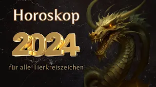 Horoskop 2024. Horoskop für jedes Tierkreiszeichen. 2024 Jahr des Drachens