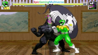 Venom VS The Green Ranger From The Power Rangers Series In A MUGEN Match / Battle / Fight