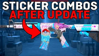 The BEST Sticker Combos After NEW STICKER UPDATE! (CHEAP STICKER CRAFTS)